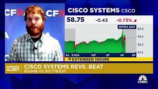 CFRA's Keith Snyder weighs in on Cisco's earnings