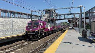 Amtrak & MBTA Northeast Corridor Action @ Pawtucket / Central Falls (8/27/24)