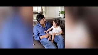Chiranjeevi playing with his grand daughter funny