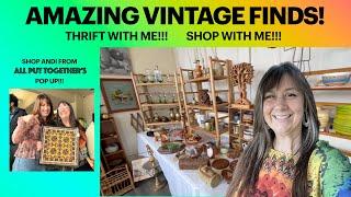 Come Shop Vintage Reseller Andi Jenkins of All Put Together's Amazing Pop Up Sale with me! Fun Haul!