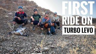 First Ride on Specialized Turbo Levo: Ride with Madam Turbo and Tuboi + Jump Sesh | Showka Trails