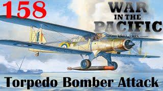 War in the Pacific: Admiral’s Edition | Torpedo Bomber Attack! | PBEM vs Evoken | Part 158