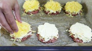 Abendessen Rezept mit Hackfleisch, sehr einfach und schnell und das Rezept ist fertig!