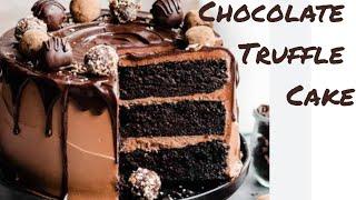 Chocolate Truffle Cake/Easy Chocolate Cake Recipe/Eggless Truffle Cake/Eggless Chocolate Sponge