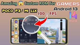 Mi 11x Poco F3 Custom Rom MiuiSR Android 13 | Amazing Stable FPS Pubg Mobile & BGMI Smooth + 90 FPS