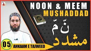 Noon Mushaddad & Meem Mushaddad | Ahkaam e Tajweed Class - 05 | Qari Aqib | Urdu/ Hindi