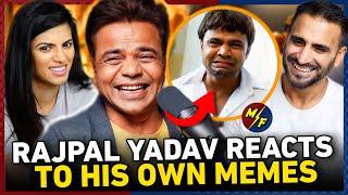 MUST WATCH - Rajpal Yadav Reacts On His Own Memes With Ranveer Allahbadia - REACTION!