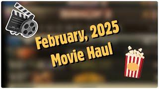 February, 2025 Movie Haul