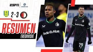 Resumen I Waalwijk 2-3 Feyenoord I Eredivisie I Santi Giménez y el Feyenoord ganan de visita