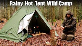 Winter Overnighter - Hot Tent Camping in a Woodland