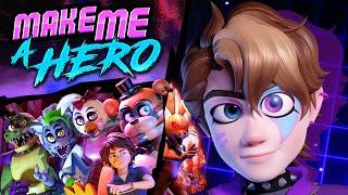 FNAF SECURITY BREACH - MAKE ME A HERO SONG LYRIC VIDEO - Dawko & DHeusta