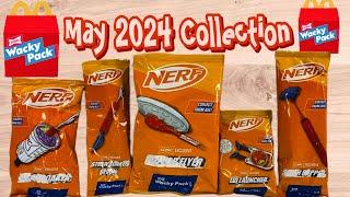 NERF 2024 Sonic Wacky Pack Fast Food Collection Full Set of 5 Happy Meal Video Review