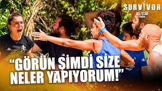 Merve ve Mavi Takım Arasında İpler Koptu! | Survivor All Star 2024 71. Bölüm