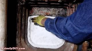 How to Replace Furnace Combustion Chamber Liner on oil fired burner. Weil McLain