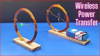 how to make wireless power transfer project || Science project