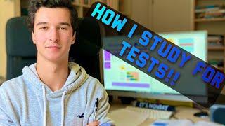 HOW TO STUDY FOR TESTS: Getting 90%  On Every Test Using Active Recall; Pro Study Tips!!