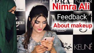 Nimra Ali feedback about her makeup || Blush with Amna