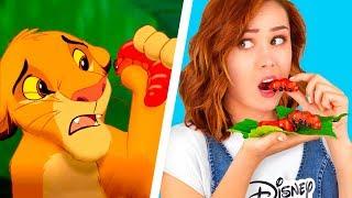 9 DIY Disney Food vs Pixar Food Challenge / Remaking The Best Food From Movies