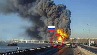 3 MINUTES AGO! MONSTROUS F-16 Cluster Bomb Attack Exposes Russia's Crimea Logistics Weakness!