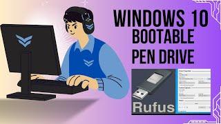 How To Make A Windows 10 Bootable Pen Drive For FREE  Create A Bootable Pen Drive For Windows 10