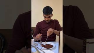 How To eat With Fork and Knife By Vlogging Panditji #shorts #shortsfeed #viralvideo #trend #minivlog