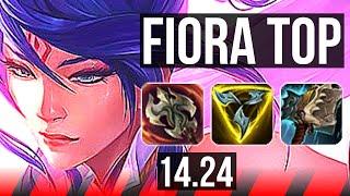 FIORA vs K'SANTE (TOP) | 11 solo kills | KR Diamond | 14.24