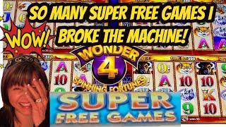 MAX BET-HOW MANY SUPER FREE GAMES? BIG WIN!