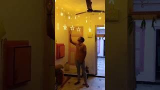 |cas on delivry| curtain lights| star light decoration|diwali decoration light |unboxing