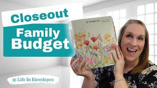 December Budget Closeout  / The Budget Mom / Budget By Check Workbook #lowincome #divorce