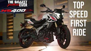 Bajaj Pulsar NS400Z Top Speed First Ride Review