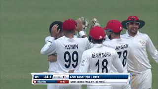 Afghanistan vs West Indies Test Match Highlights