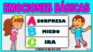 LAS EMOCIONES Básicas en SITUACIONES  JUEGO de Niños