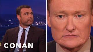 Liev Schreiber Has Resting Badass Face | CONAN on TBS