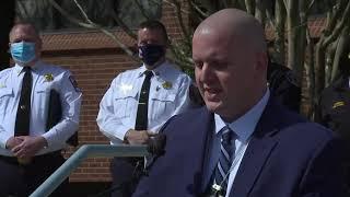 Howard Co. leaders hold press conference on arrest of former police chief charged with arson