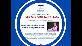"Web Talk with Raheel Raza: How one Muslim activist came to support Israel"-Atlanta Israel Coalition