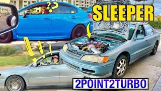 Unsuspecting Cars get Passed by Turbo Sleeper Accord