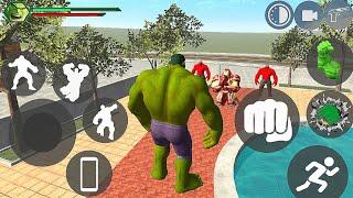 Hulk Mode New Update In Indian Bikes Driving 3D Game | Hulk Buster vs Green Hulk Fighting ||