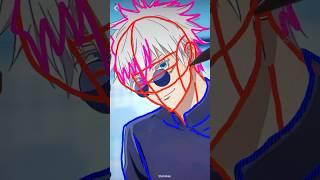 Drawing Realistic Gojo Satoru