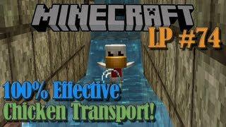 100% Effective Chicken Transport - Minecraft LP #74
