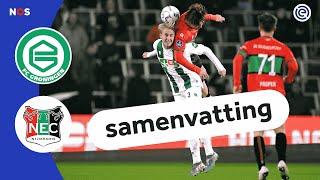 🟥 FC Groningen lang in ONDERTAL tegen NEC | Samenvatting FC Groningen - NEC