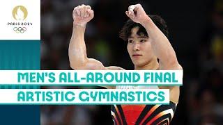 Oka Shinnosuke Wins the Men's All-Around Olympic Title | #Paris2024 highlights