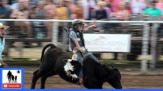 Calf Riding - 2021 White Deer Rodeo | Saturday