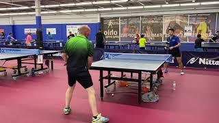 Meinhard Korte Training at the Samson Dubina Table Tennis Academy