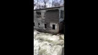 Sebasticook River spring runoff