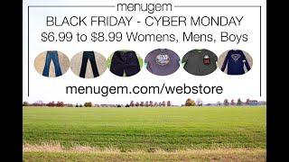 See Our Black Friday / Cyber Monday Deals at The MenuGem Web Store!