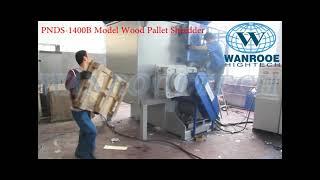 WasteTimber wood Single Shaft Shredder Machine