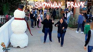 SCARY SNOWMAN PRANK for Christmas 2024 !!