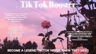 Tik Tok Booster.°// Become a successful tik tok creator! [𝐬𝐮𝐛𝐥𝐢𝐦𝐢𝐧𝐚𝐥]