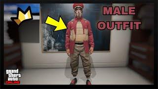 GTA 5 ONLINE - MALE TAN JOGGERS UTILITY VEST MODDED OUTFIT TUTORIAL