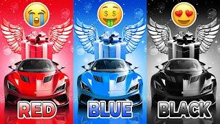 Choose Your Gift...!  Red, Blue or Black ️ How Lucky Are You? Quizzone